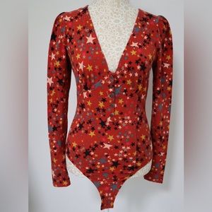 Free People Star Long Sleeve Bodysuit